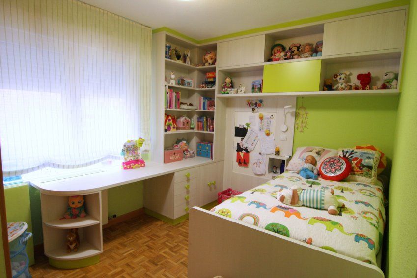 Combina Melamina y Laca verde