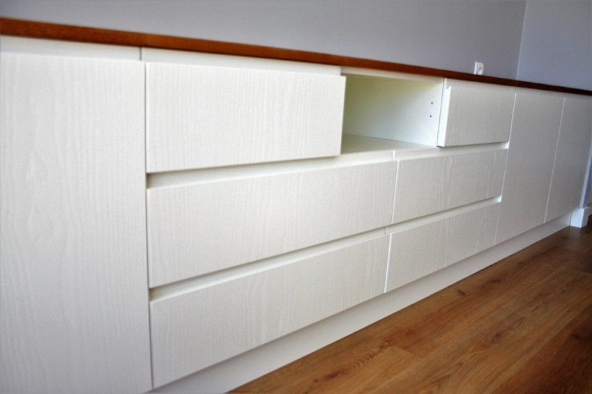 Librería laca y madera