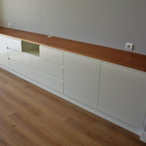 Librería laca y madera