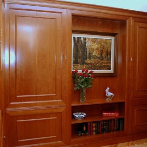 Frentes de puertas empaneladas.