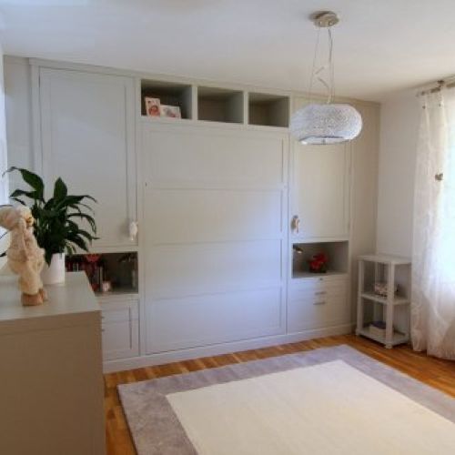 Mueble con cama abatible