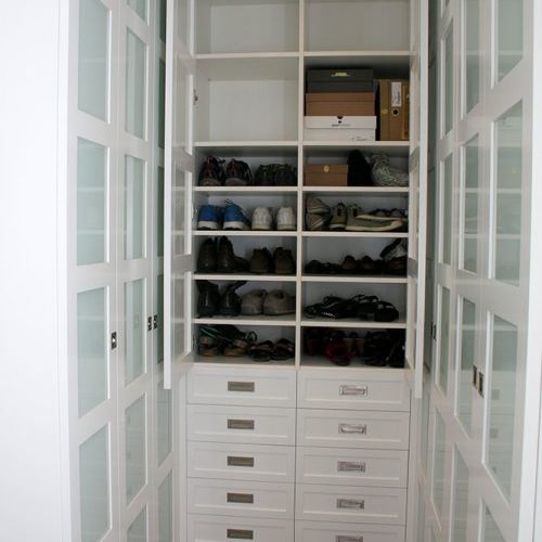 Armario vestidor puertas lacadas