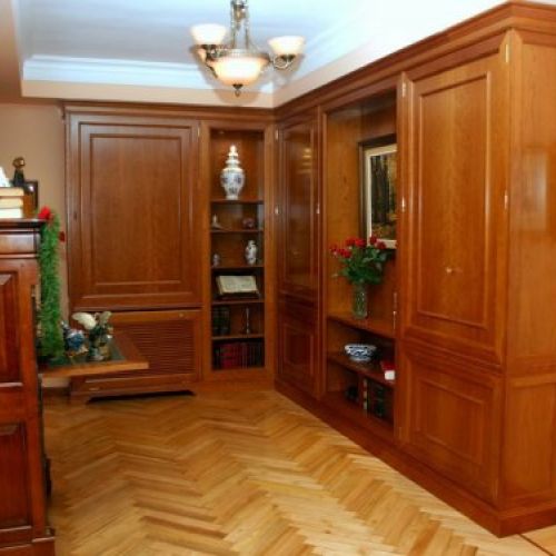 Armarios gabaneros y zapatero.