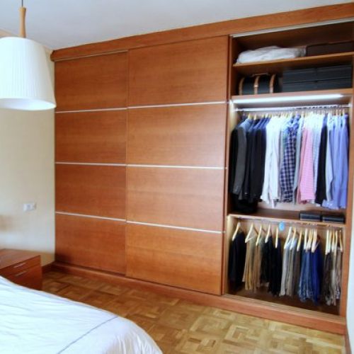 Armario puertas correderas Cerezo