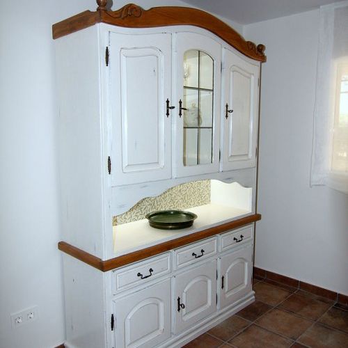 Renovación acabado vitrina